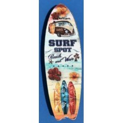 Magnet Capbreton surf bois